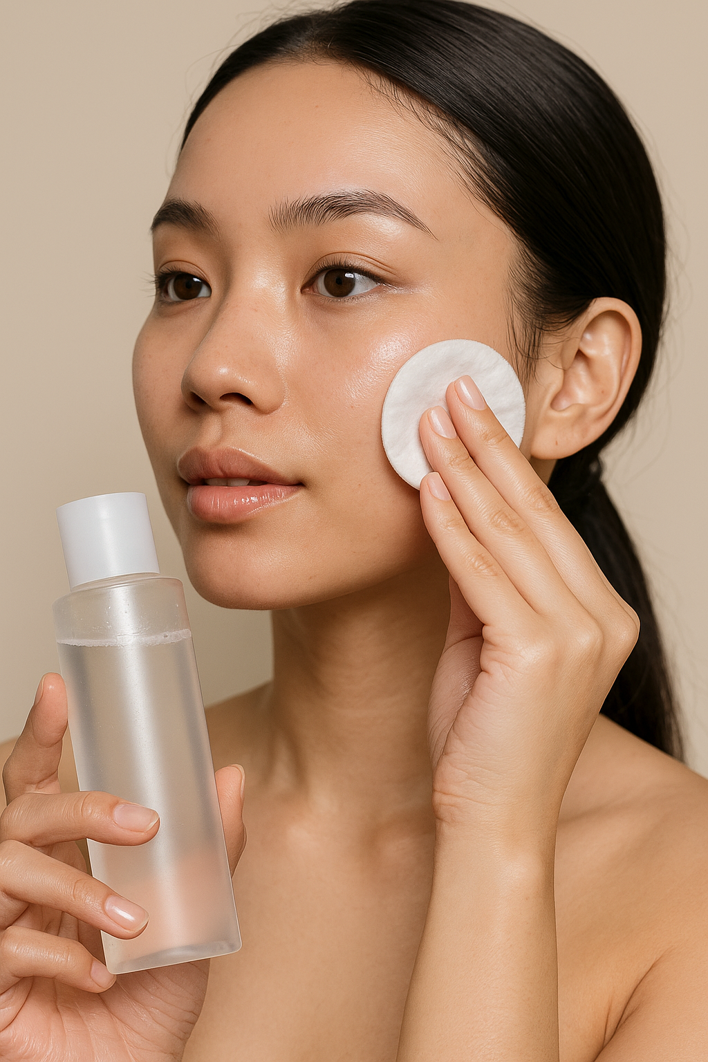 Lotion toner et Tampon toner