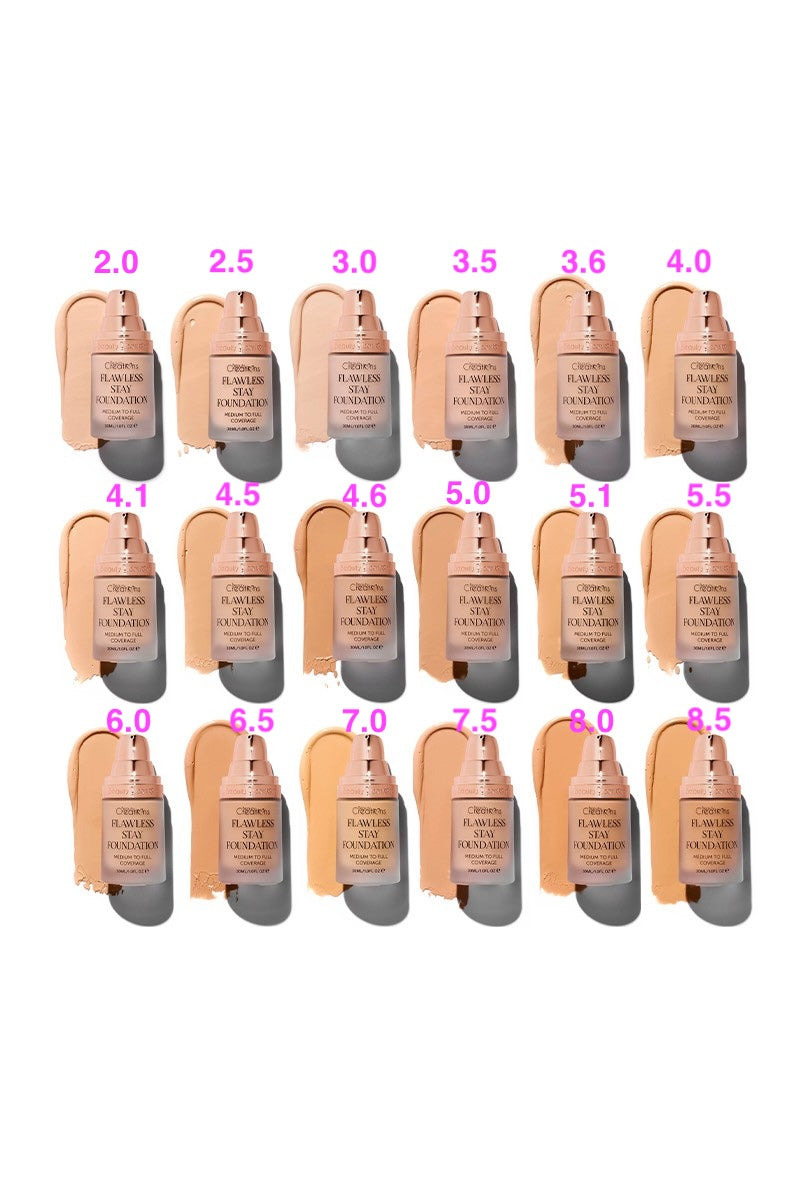 Fond de teint  Beauty Creations  Flawless Stay ( dupe too face)