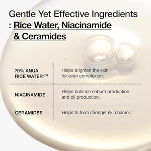 🌾 ANUA – Rice 70 Tonique Laité Éclat Céramide