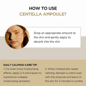 SKIN1004 Madagascar Centella Asiatica Ampoule – Sérum facial apaisant & réparateur