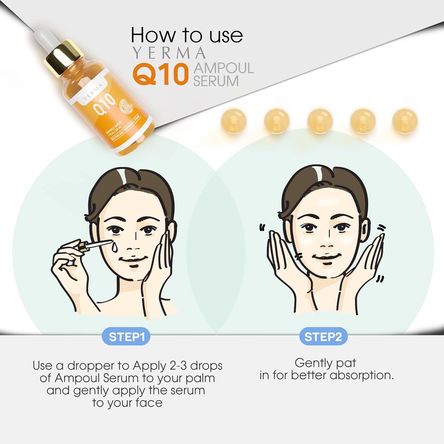 Ampoules de Sérum YERMA Q10