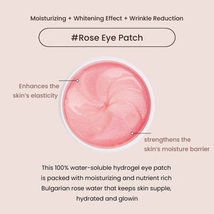 Heimish Hydrogel Eye Patch with Bulgarian Rose Water – 60 pièces
