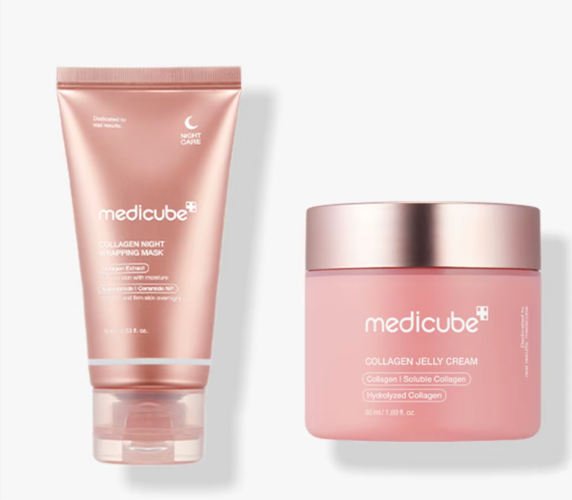 Medicube – Lot Masque Collagène &amp; Crème Collagèn