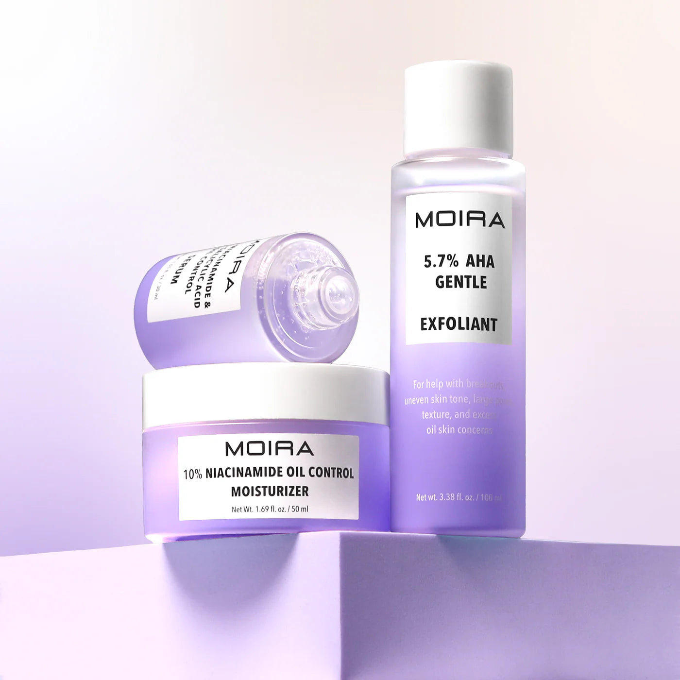⭐ MOIRA – Oil Control Skincare Collection  Routine complète anti-brillance & pores purifiés – Spéciale peau grasse