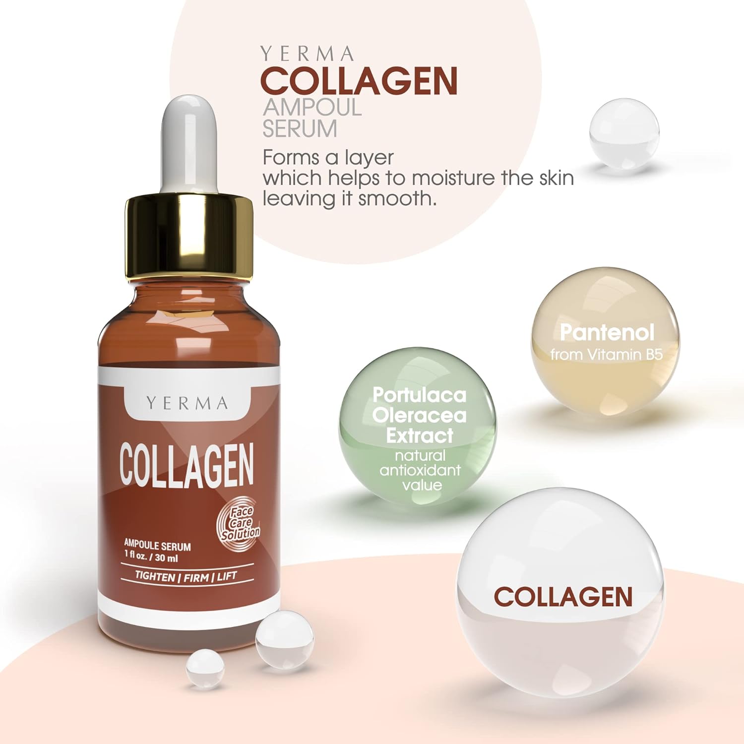 Sérum en ampoule au collagène