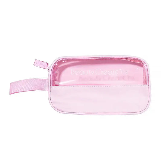 Beauty Creations  Petit sac à cosmétiques rose transparent